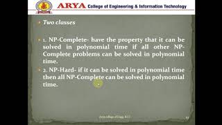 Theory of Computation Unit5 Lecture1 Tractable amp Untractable Problem By Er NIsha Vasudeva [upl. by Narahs]