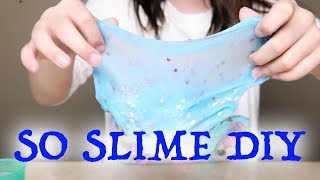 MAKING SLIME WITH THE  SO SLIME DIY  KIT Check it out [upl. by Hugo]