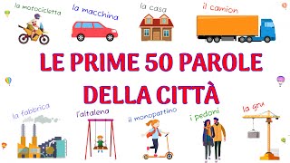 Prime parole dei bambini  Parole bambini 2 anni  Le prime 50 parole  Impara vocabolario [upl. by Rodablas767]