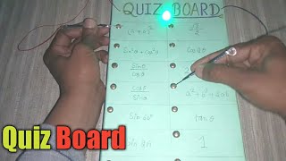 QUIZ Board Cheapest science project [upl. by Lever546]