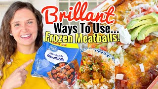 5 UNBELIEVABLE Recipes Using Frozen Meatballs  The EASIEST Shortcut Meals  Julia Pacheco [upl. by Nakashima]