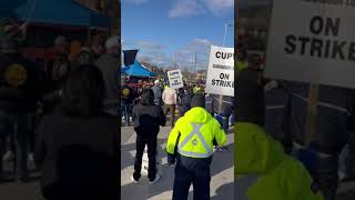 NDP leader JAGMEET SINGH joined Canada Post Strike at AJPC [upl. by Enilehcim122]