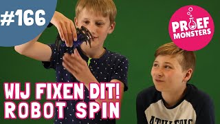 166 Bouw je eigen Robot SPIN 🕷 Proefmonsters [upl. by Ahsiken]