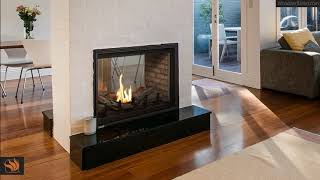 Montigo H38FSD See Through Direct Vent Gas Fireplace [upl. by Yanahc]