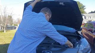 How to Open a Hood on a Ford Escape 2020  2024 [upl. by Suired]