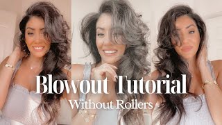 Blowout Tutorial without Rollers  BY SARV [upl. by Carey]