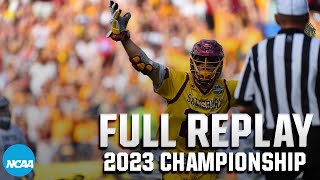 Salisbury vs Tufts 2023 NCAA DIII mens lacrosse championship  FULL REPLAY [upl. by Fadden]