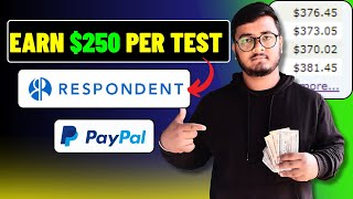 Make Money With Respondent Earn 200 Per Test Doing Usertesting On Respondent [upl. by Atinram]