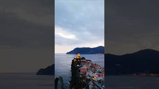 Vernazza view point italy vernazza cinqueterre lovetravel sunset [upl. by Fransisco142]