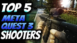 Top 5 Meta Quest 3 Shooter Games [upl. by Suqram]