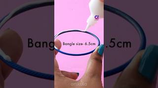 Bangle recycling ♻️😍😍 hacks tips bangles decoration home [upl. by Zenitram714]