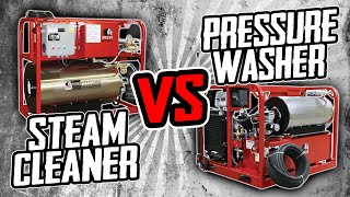 STEAM CLEANING vs PRESSURE WASHING [upl. by Alejandra258]