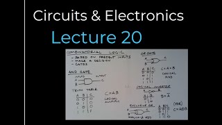 Circuits amp Electronics  Lecture 20 Fall 2020 [upl. by Alletsirhc]