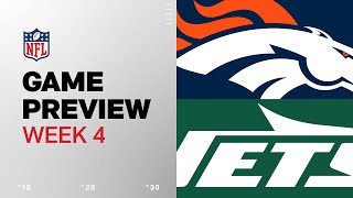 Denver Broncos vs New York Jets  2024 Week 4 Game Preview [upl. by Annoed]