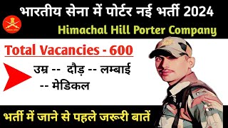 Tradesman Mate  Cook  Sfaiwala Porter भर्ती 2024 porterbhrti2024 himachalporter tradesman [upl. by Lilac]