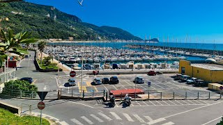 Italy  Walking tour  The Port Of Savona  Liguria  Best Place 4k [upl. by Nnovahs]