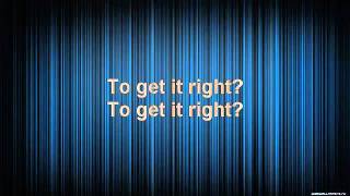 Glee  Get it right lyrics [upl. by Shanly663]