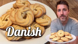 Danish Butter Cookies  Vaniljekranse [upl. by Abner]