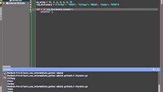 Python 3 Programming Tools Tutorial Video Iterators and Generators [upl. by Enayr]