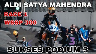 Race 1 WorldSSP 300 2024 Barcelona  Aldi Satya Mahendra Sukses Radih Podium Perdana [upl. by Yecad]