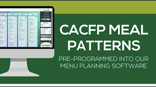 CACFP Menu Planning With Healthe Pro [upl. by Elnore]