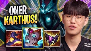 ONER IS A BEAST WITH KARTHUS  T1 Oner Plays Karthus JUNGLE vs Rengar  Season 2023 [upl. by Jannel]