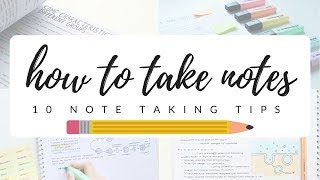 How to take efficient and neat notes  10 note taking tips  studytee [upl. by Nert143]