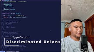 Les quotDiscriminated Unionsquot dans TypeScript [upl. by Chicky]