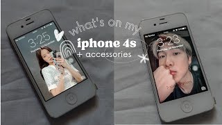 whats on my iphone 4s  accessories ♡ eng sub [upl. by Mendel]