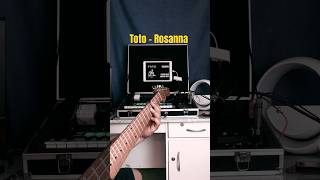 Toto  Rosanna guitarsolo rosanna toto karaoke [upl. by Jarrod166]