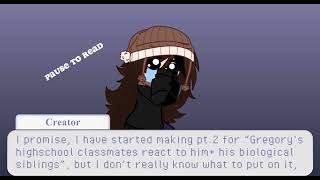 If you want a pt 2 for Gregory’s Classmates react watch this please [upl. by Nylyaj]