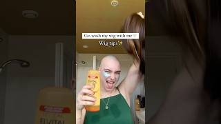 How to wash your wig  Wig tips with AlopecianGirlboss ✨ [upl. by Eraste]