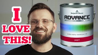 BENJAMIN MOORE ADVANCE REVIEW  Awesome Paint for Cabinets and Trim [upl. by Ivette]