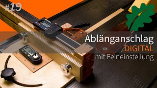 Präziser Ablänganschlag mit Digitalanzeige und Feineinstellung für die Kreissäge DIY [upl. by Alford580]