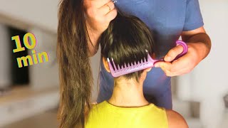 ASMR  Tenderly Caressing this Girls Hair 😌 [upl. by Aenel]