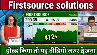 Firstsource solutions ltd share analysisfirstsource solutions share latest newsfirst source target [upl. by Lehrer]