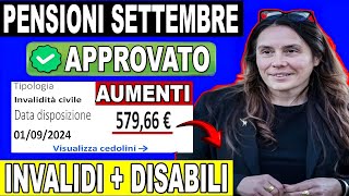 🔴 INVALIDI da 1 SETTEMBRE  BONUS EXTRA 500€ INVALIDITÁ CIVILE  Piano di pagamento Inps [upl. by Nnaynaffit532]