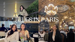 JULES IN PARIS PT II Louvre Lunch  Emily in Paris Restaurants  Dinner at Le Train Bleu  파리 브이로그 [upl. by Struve]