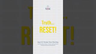 Truth RESET Subliminal Decree nbk decree shorts shortvideo [upl. by Strickman702]