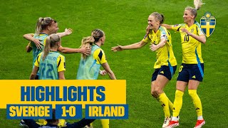 Magda matchhjälte på Friends Arena  Highlights SverigeIrland 10 [upl. by Niliram]