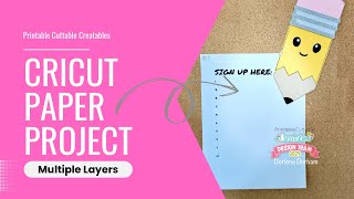 Layered Cricut Paper Project [upl. by Sel]