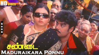 Maduraikara Ponnu HD  Udit Narayan  Anuradha Sriram  Sundar C  Namitha  Sandai  Tamil Hits [upl. by Enilhtak841]