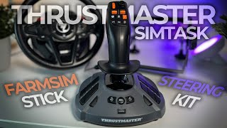 🕹️Thrustmaster SimTask FarmStick Joystick Steering Kit und T128 Lenkrad  FELIX TESTET [upl. by Erdried725]