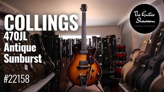 Collings 470JL Antique Sunburst Julian Lage  The Guitar Showroom UK [upl. by Ewolram]