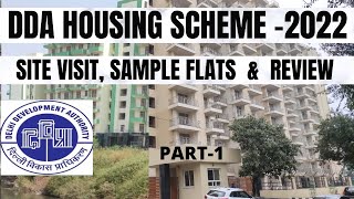 DDA HOUSING SCHEME 2022 SITE VISIT amp SAMPLE FLAT  PART1 [upl. by Collier]