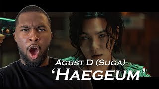 Best rapper in BTS Agust D Suga Haegeum Reaction [upl. by Atirac798]