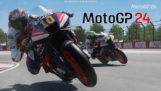 MotoGP 24 Preview  Race At Buddh With Luca Marini [upl. by Ahsinauj]