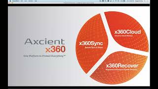 Axcient x360Cloud Demo [upl. by Amluz]