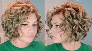 Short Curly Hair Tutorial [upl. by Renita]