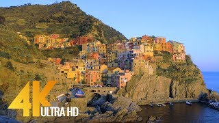 Fabulous Italy Cinque Terre in 4K  Town Life Documentary Film Part 4 [upl. by Adnarram]